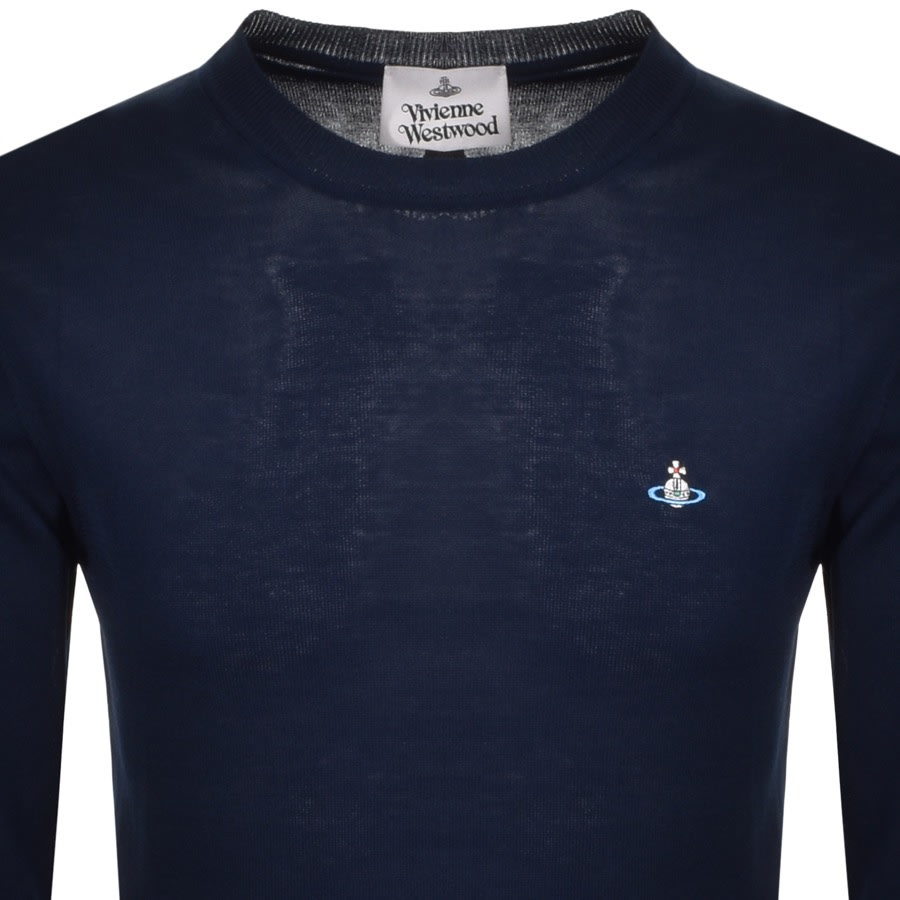 Alternative Image for ProductVivienne Westwood Crew Neck Knit Jumper Navy2